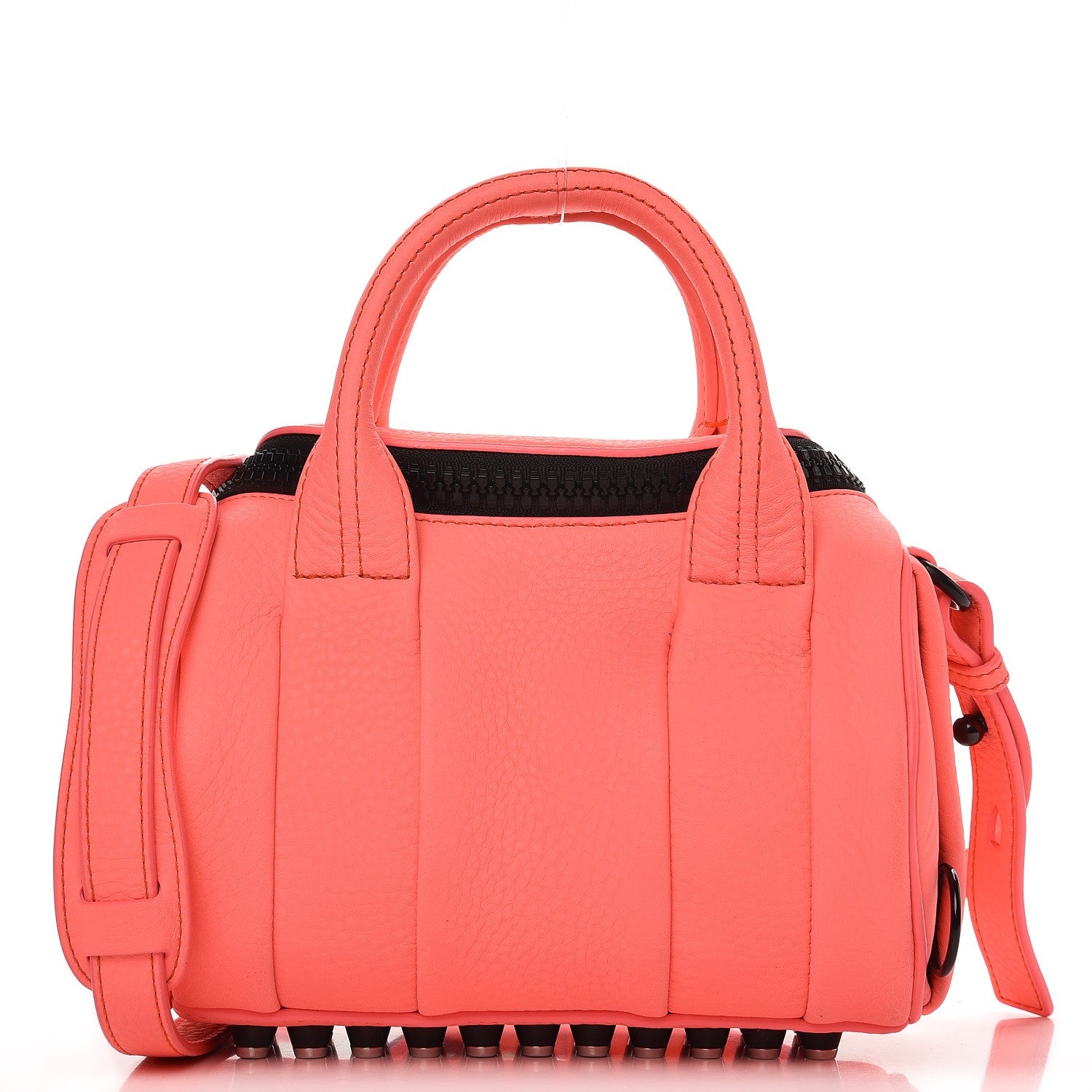 Alexander Wang Pebbled Lambskin Mini Rockie Fluo Coral 1 of 8