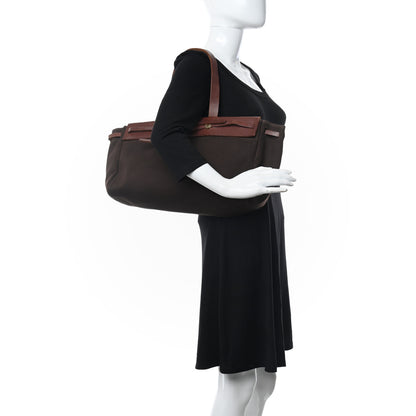 Hermes Toile Vache Hunter Herbag Cabas PM Havane 2 of 9