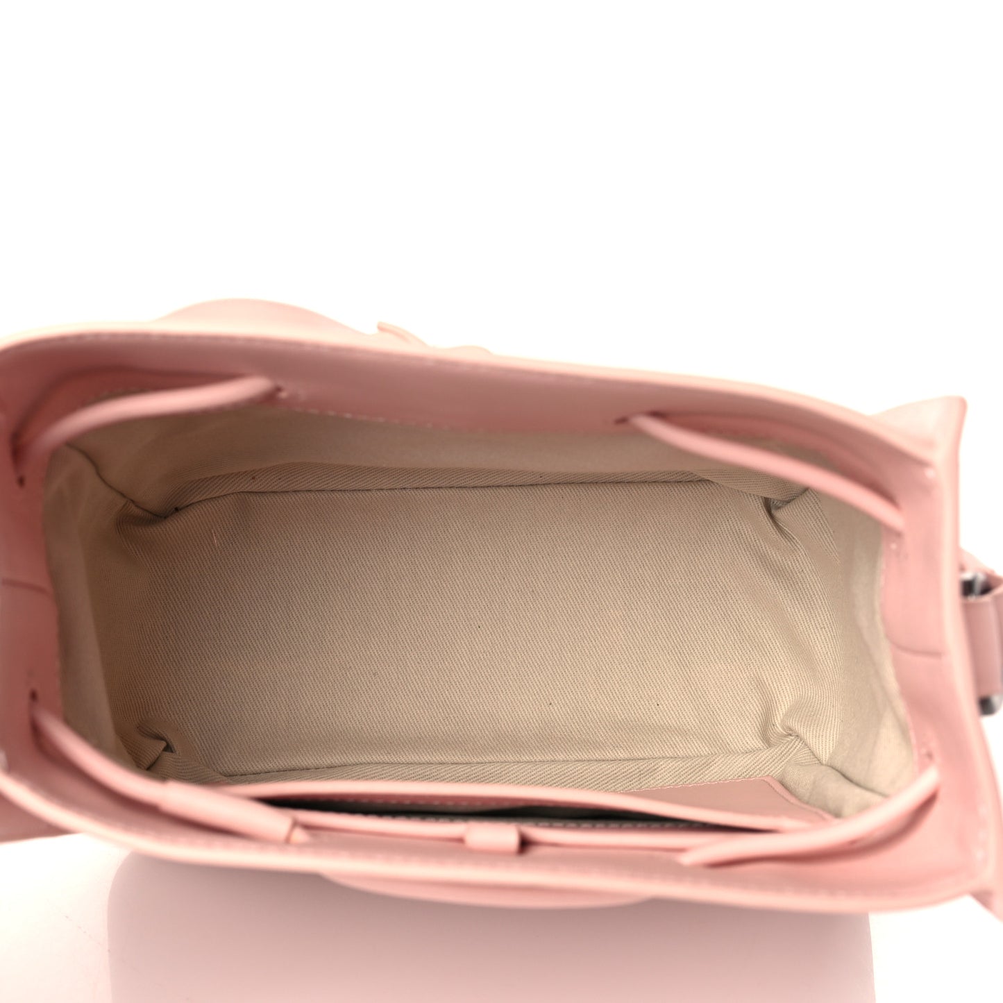 Smooth Calfskin Mini Soleil Bucket Bag Light Pink