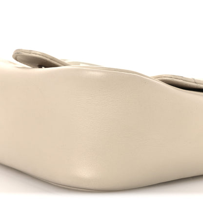 Gucci Calfskin Matelasse Monochrome Mini GG Marmont Crossbody Shoulder Bag White 10 of 16