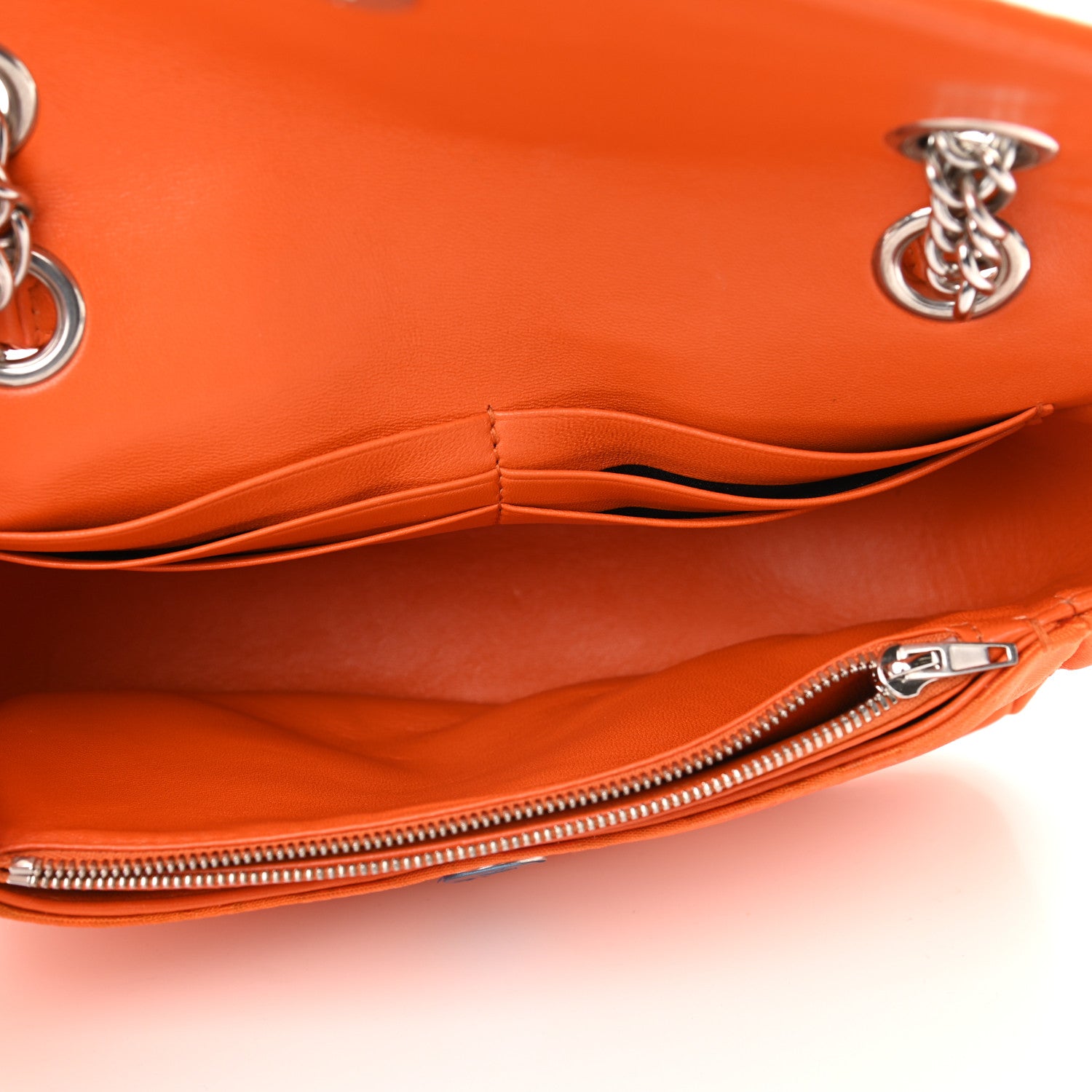 Balenciaga Nylon Jacquard Diagonal Logo S BB Round Shoulder Bag Orange Sanguine 4 of 7