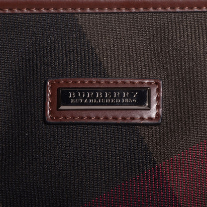 Burberry Canvas Mega Check Tote 9 of 9