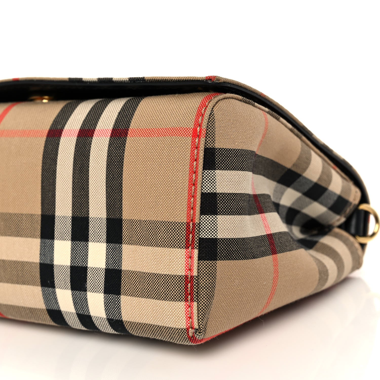 Burberry Vintage Check Hackberry Crossbody Bag Archive Beige Black 8 of 8