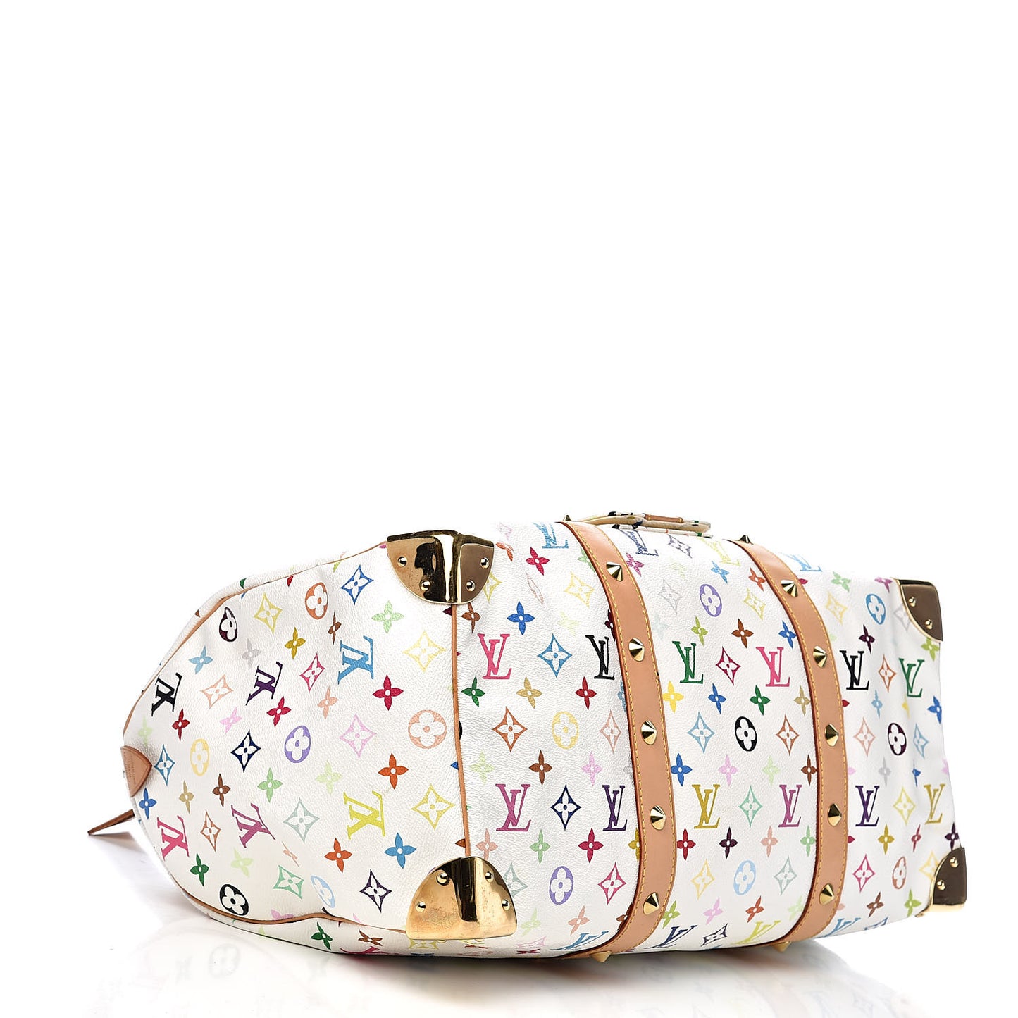 Monogram Multicolor Keepall 45 White