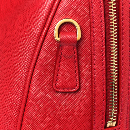Prada Saffiano Lux Bowler Fuoco 15 of 18