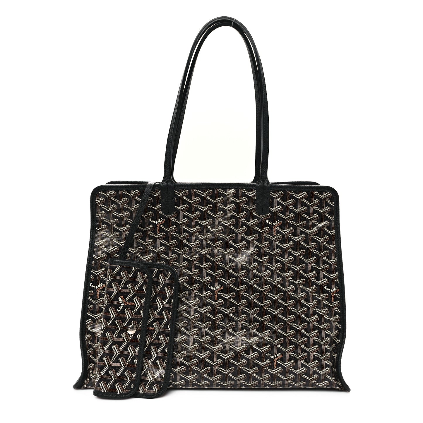 Goyardine Sac Hardy Pet Carrier PM Black