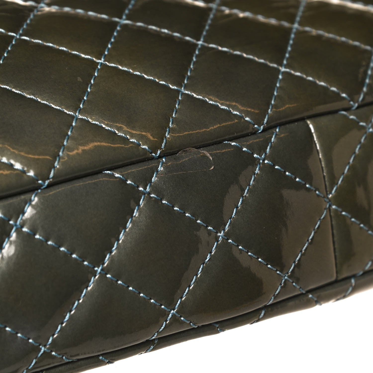 Chanel Patent Quilted Reissue XL Maxi Flap Grey 17 of 17