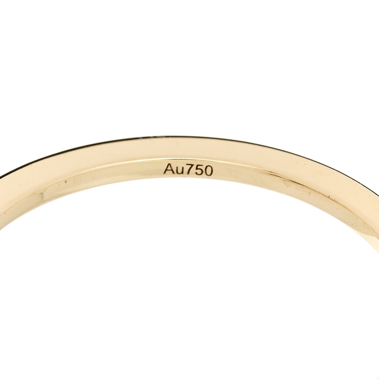 18K Yellow Gold Diamond Move Uno Ring 51 5.75