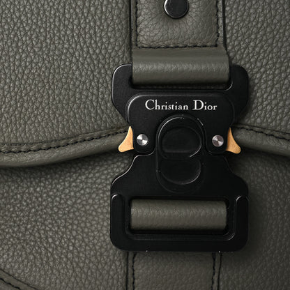 Christian Dior Grained Calfskin Mini Gallop Bag With Strap Green 8 of 13