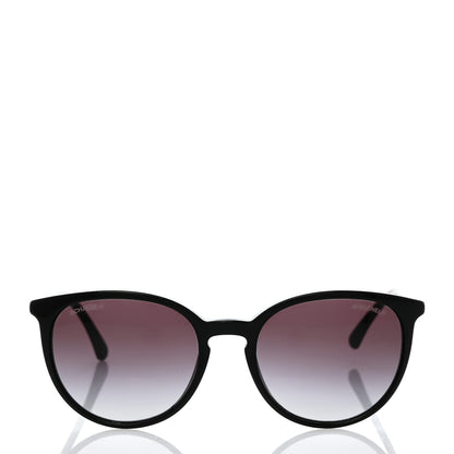 Chanel Acetate Butterfly Pearl Sunglasses 5394-H Black 2 of 8