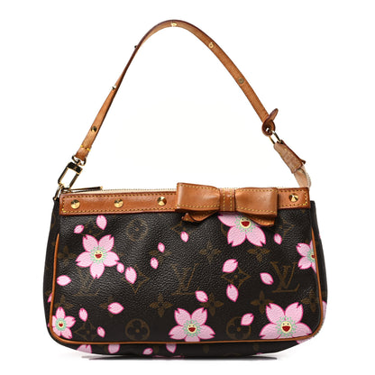 Louis Vuitton Monogram Cherry Blossom Pochette Accessories Brown 1 of 10