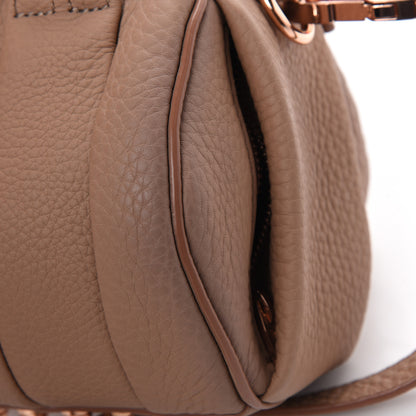 Alexander Wang Pebbled Lambskin Mini Rockie Latte Rose Gold Hardware 13 of 13