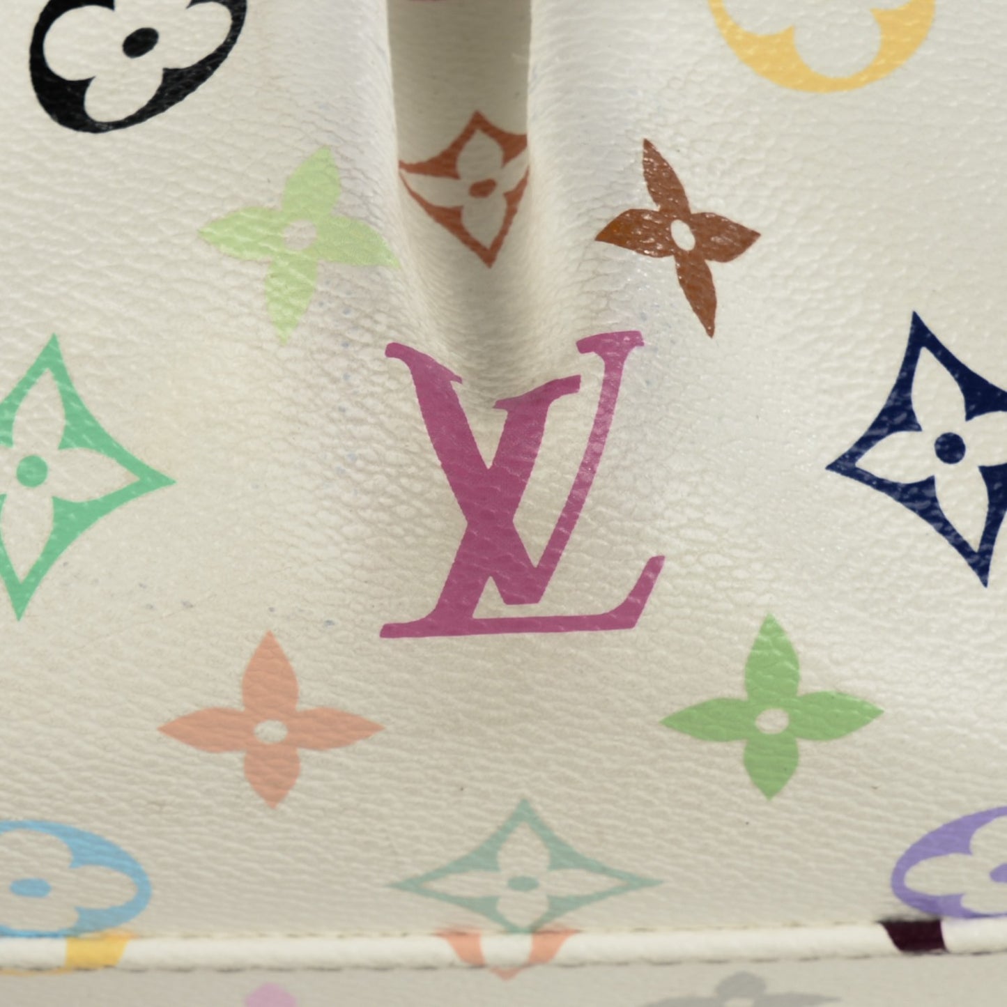 Monogram Multicolor Judy MM White