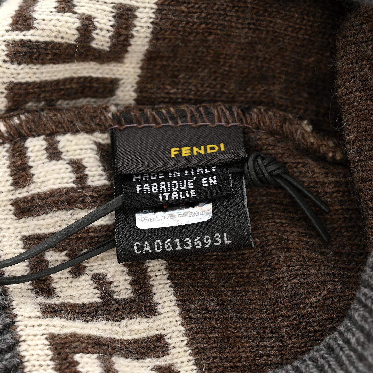 Wool Knit Zucca Beanie Beige