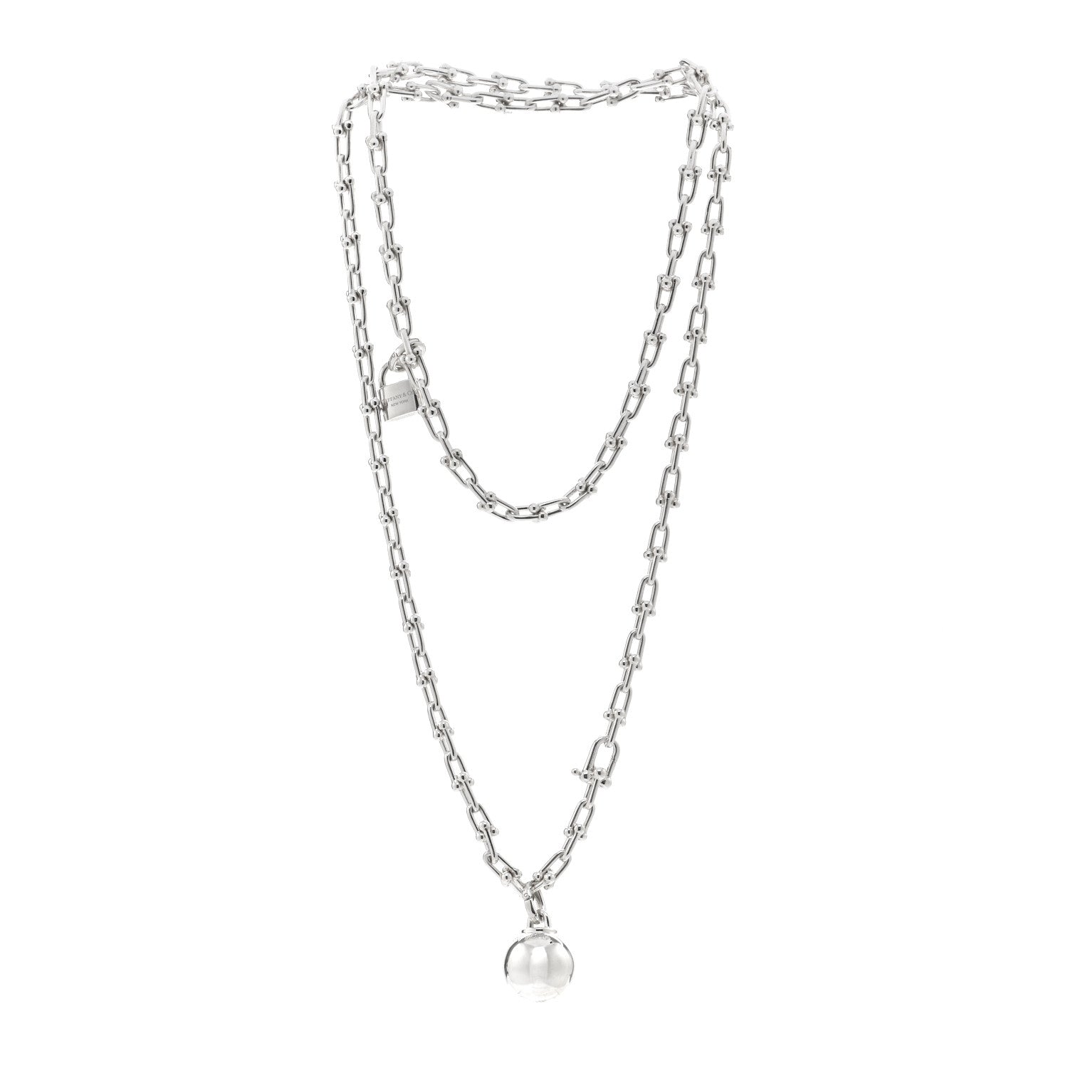Tiffany Sterling Silver HardWear Wrap Necklace 3 of 4