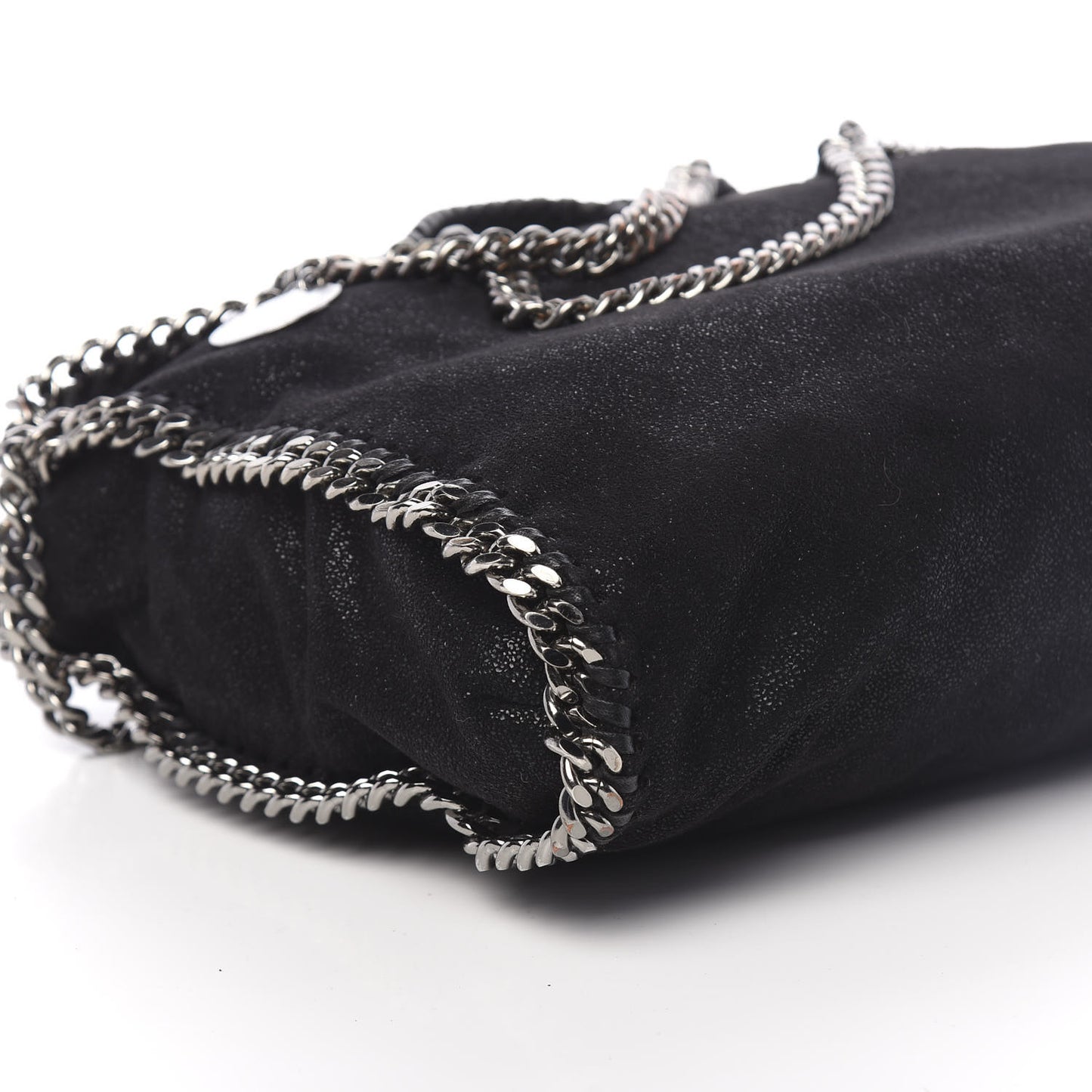 Shaggy Deer Falabella Fold Over Tote Black