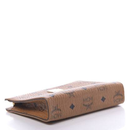 MCM Visetos Small Zip Pouch Cognac 4 of 6