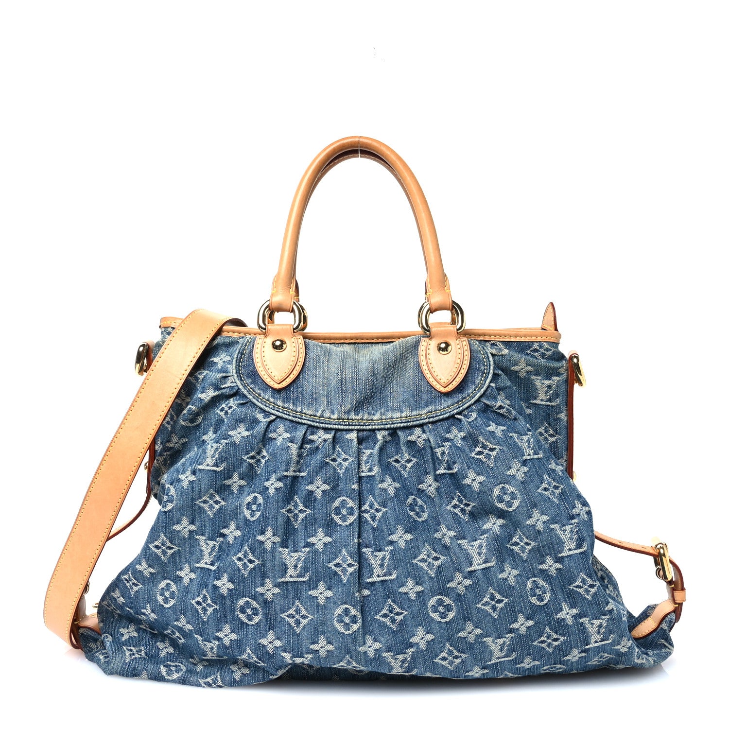 Louis Vuitton Denim Neo Cabby GM Blue 1 of 10