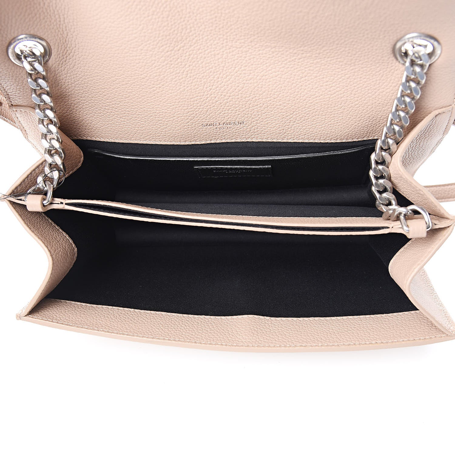 Saint Laurent Grained Calfskin Embossed Monogram Medium Sunset Marble Pink 5 of 10