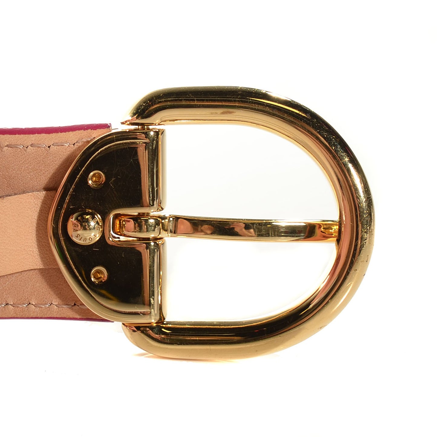 Vernis Ceinture 30mm Belt 90 36 Rose Indien