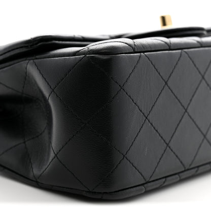Chanel Lambskin Quilted Mini Rectangular Flap Black 9 of 11