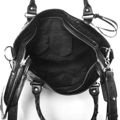 Balenciaga Agneau Classic Silver Hardware Velo Black 6 of 15