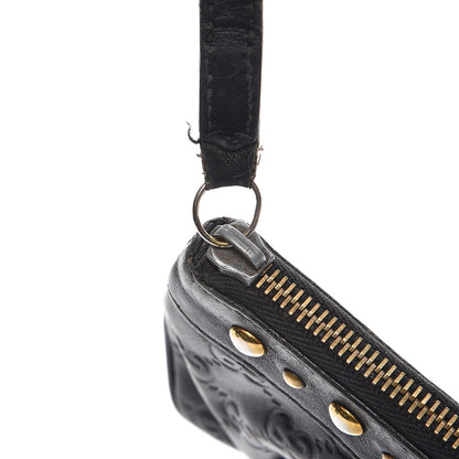Gucci Guccissima Babouska Wristlet Black 14 of 15