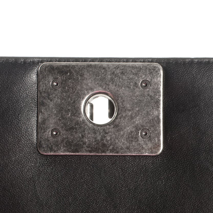 Chanel Lambskin Quilted Large Boy Flap Black 9 of 9