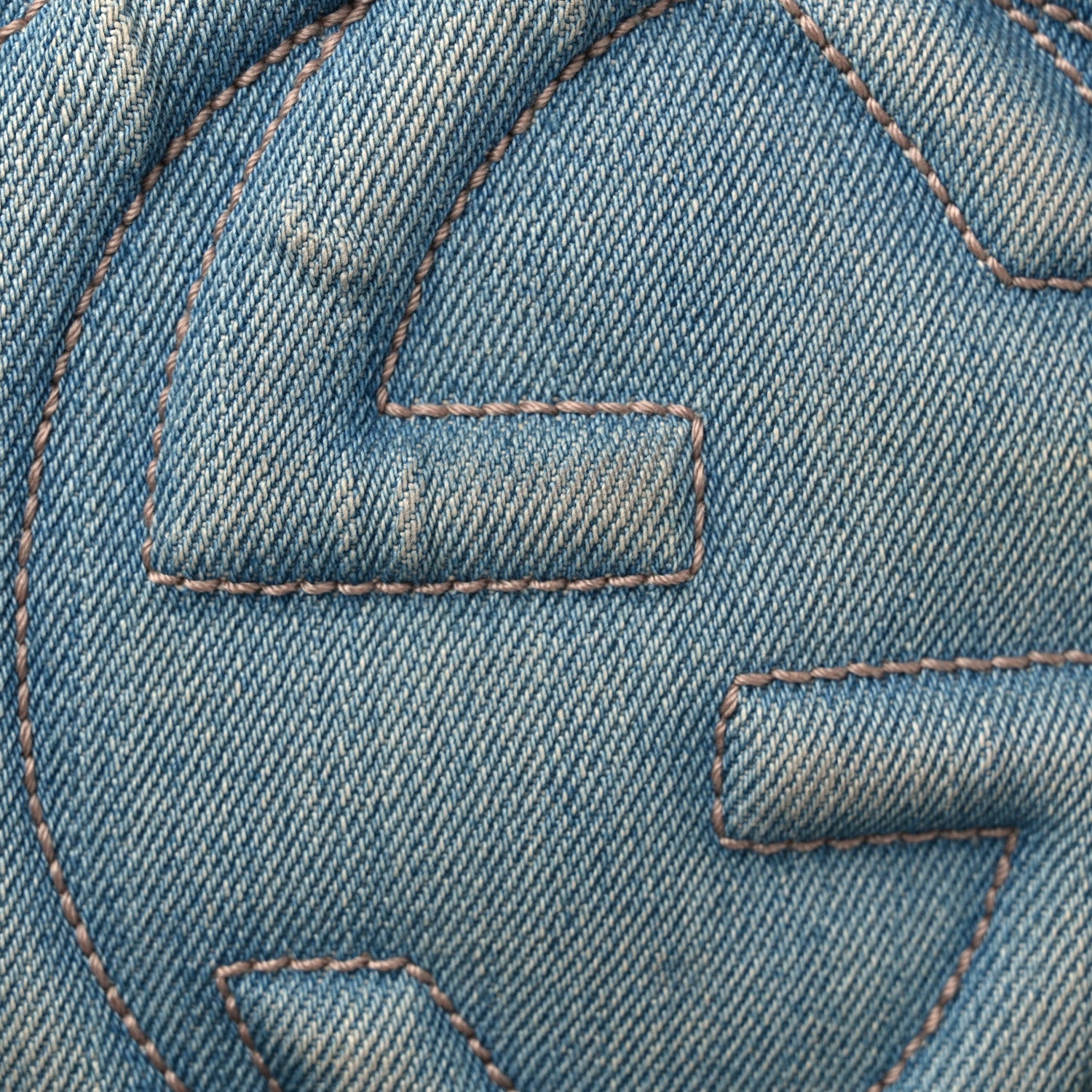 Gucci Denim Medium Soho Chain Shoulder Bag Blue 16 of 18