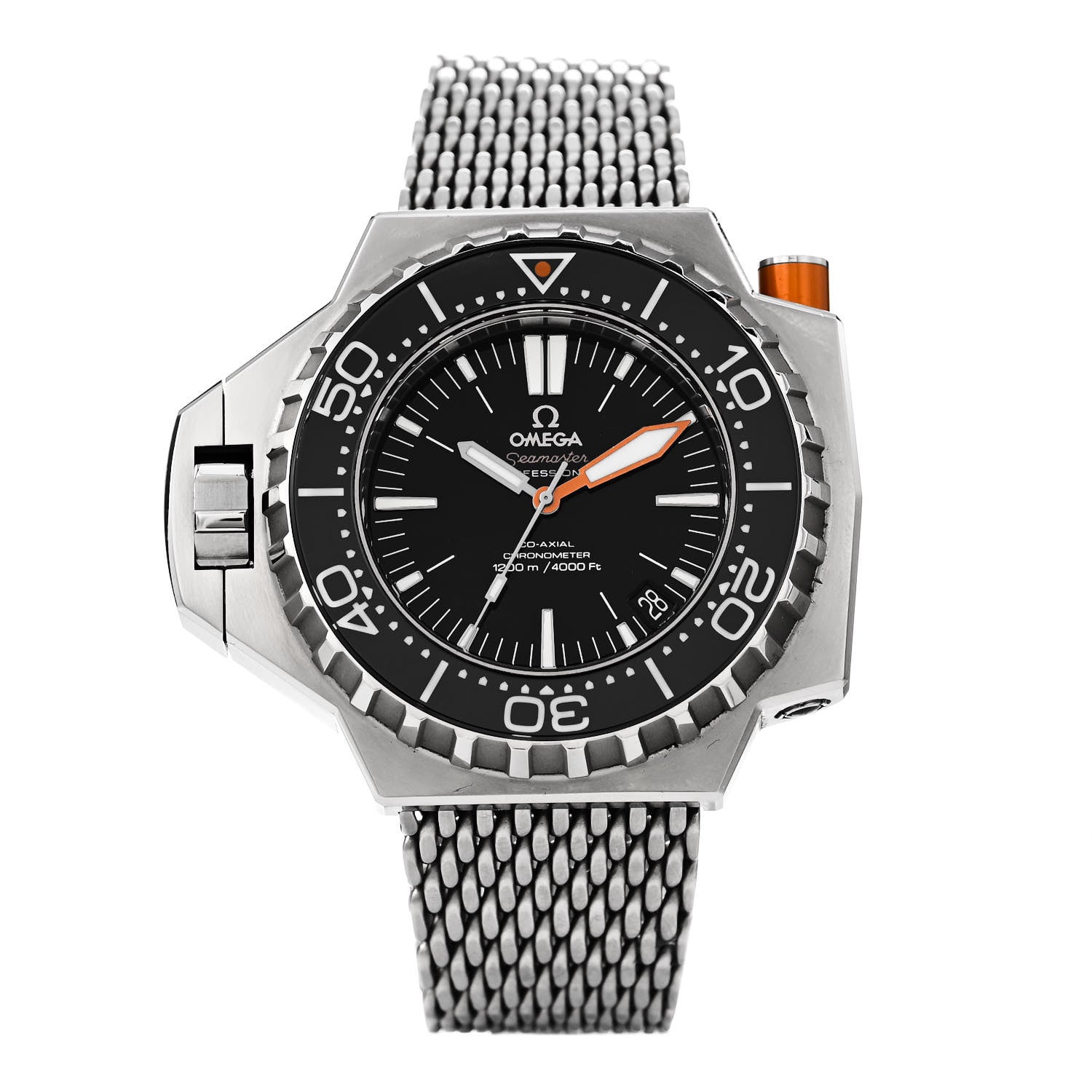 Omega Stainless Steel 48mm Seamaster PloProf Automatic Watch Black 224.30.55.21.01.001 1 of 5