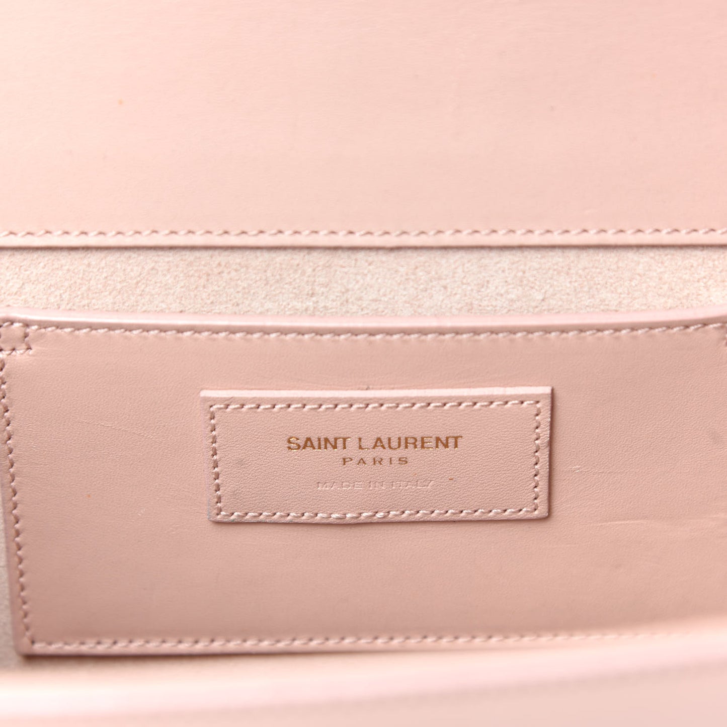 Smooth Calfskin Medium Classic Monogram Kate Tassel Satchel Pink