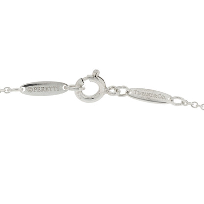 Tiffany Sterling Silver 16mm Elsa Peretti Open Heart Pendant Necklace 5 of 7