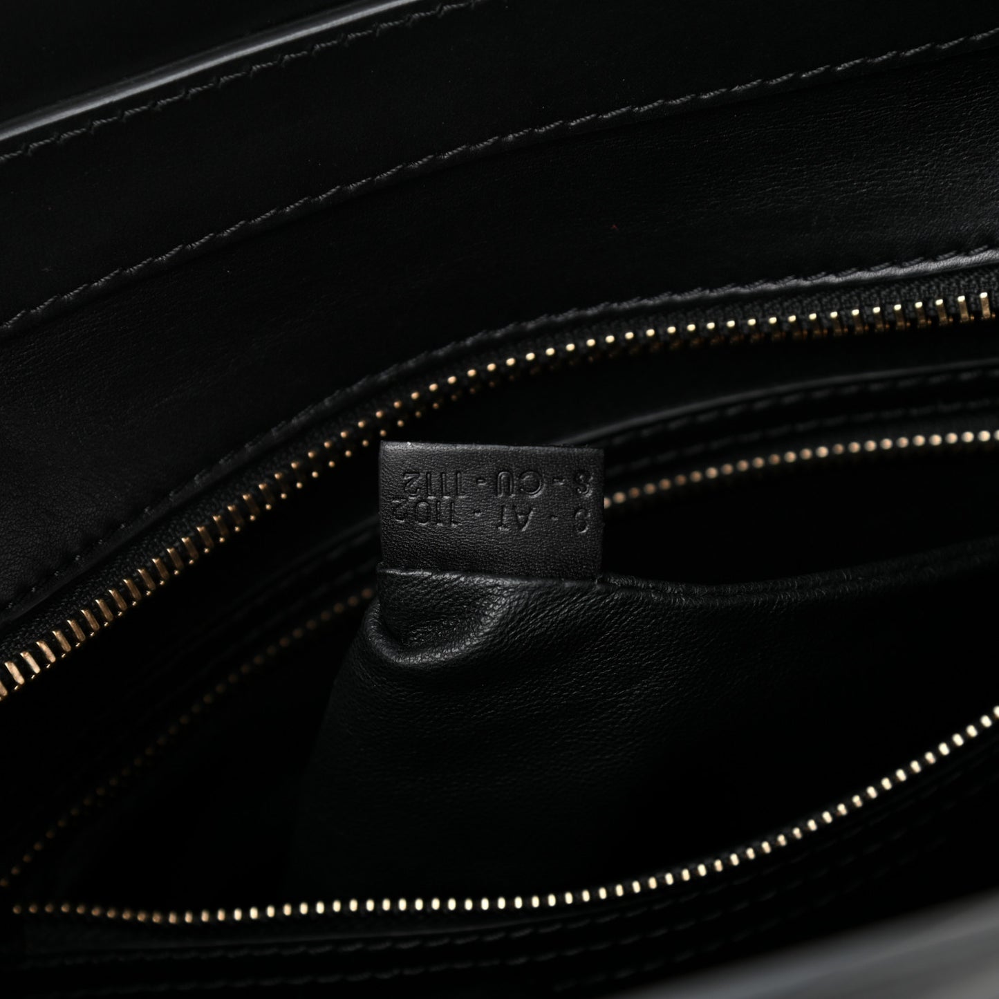 Bullhide Calfskin Mini Bi-Color Luggage Black White