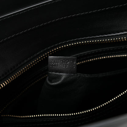 Celine Bullhide Calfskin Mini Bi-Color Luggage Black White 6 of 12