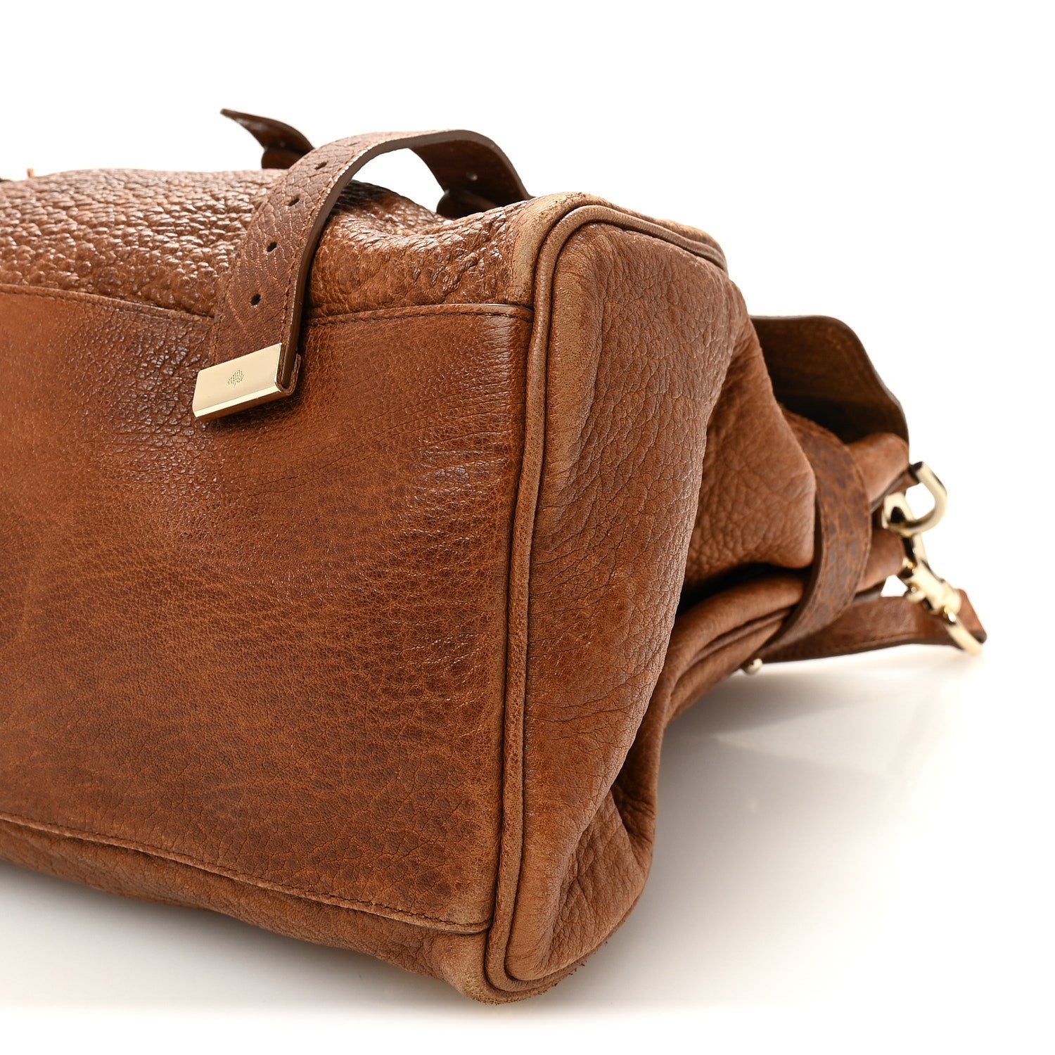 Mulberry Shiny Grained Lambskin Travel Day Oak 9 of 9