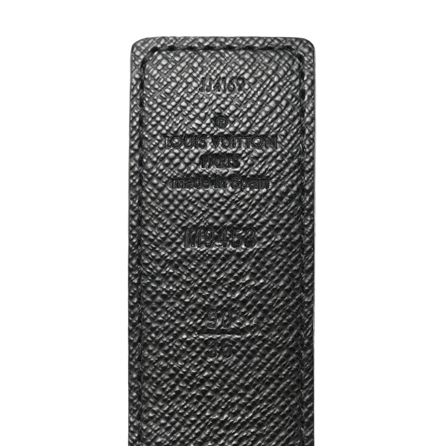 Calfskin Monogram 30mm LV Initiales Reversible Belt 90 36 Black