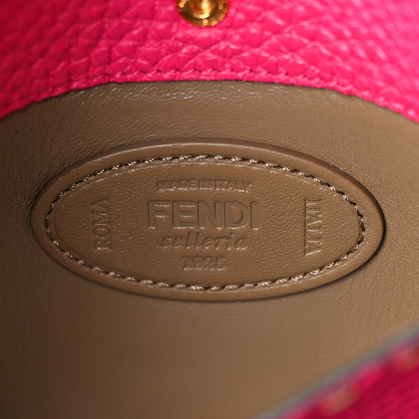 Cuoio Romano Selleria Medium Peekaboo X-Lite Fuxia