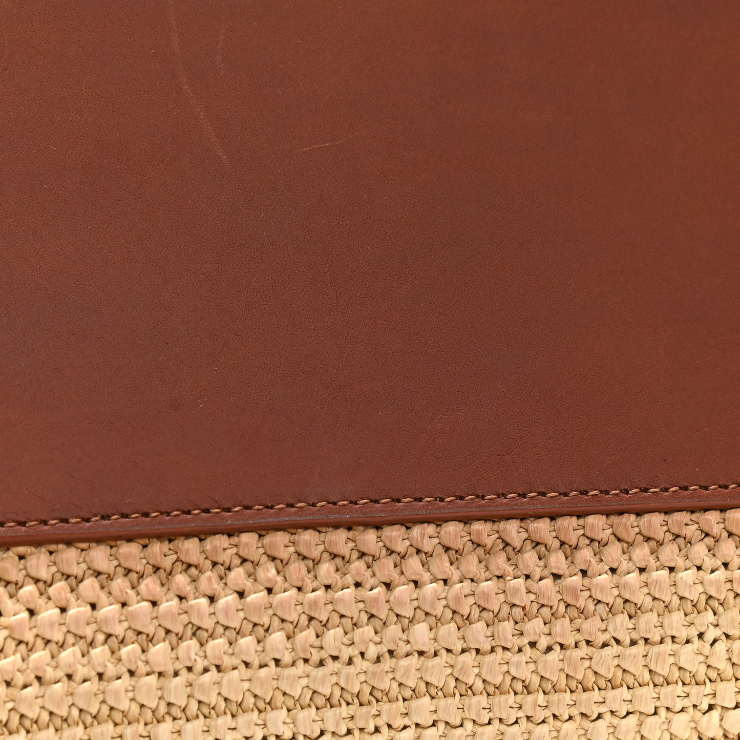 Raffia Tote Naturale Brown