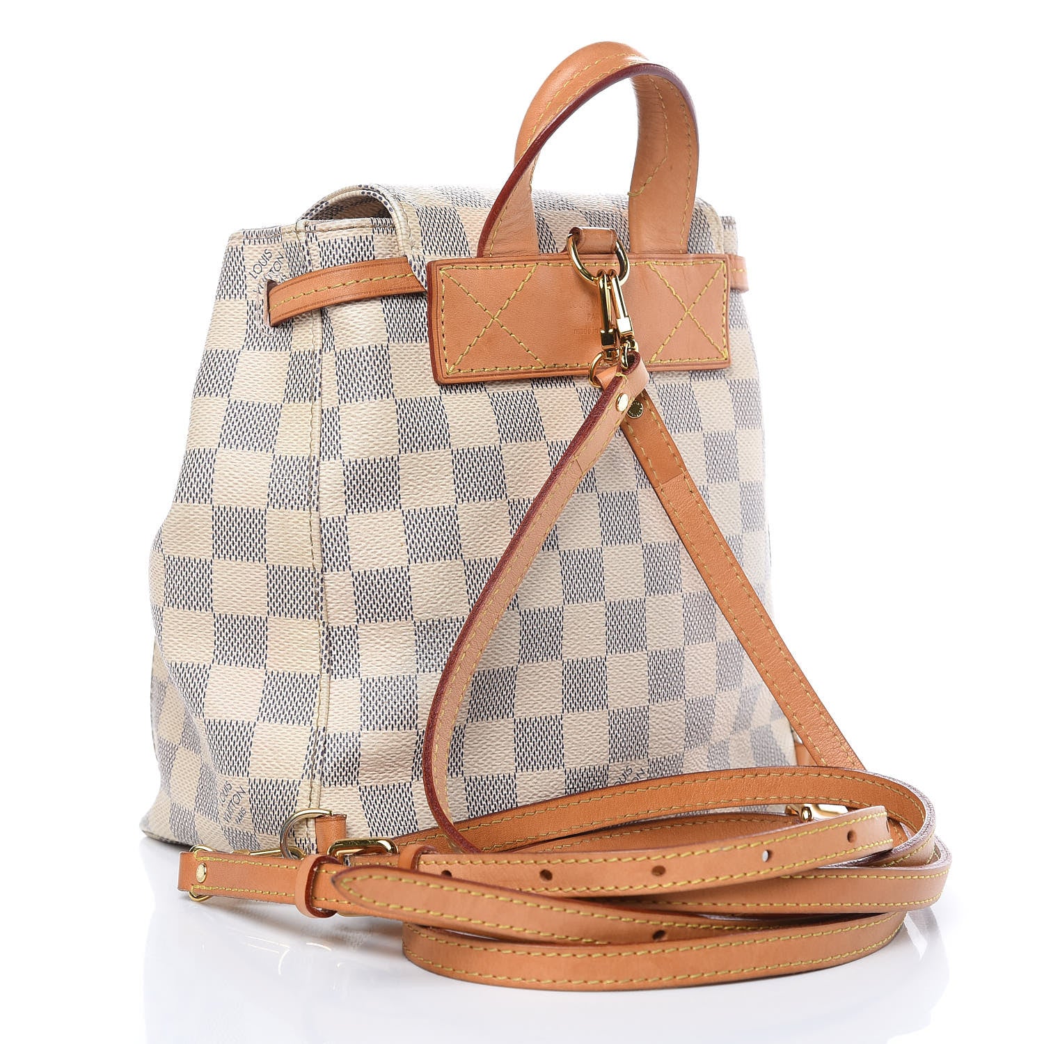 Louis Vuitton Damier Azur Sperone BB Backpack 3 of 16