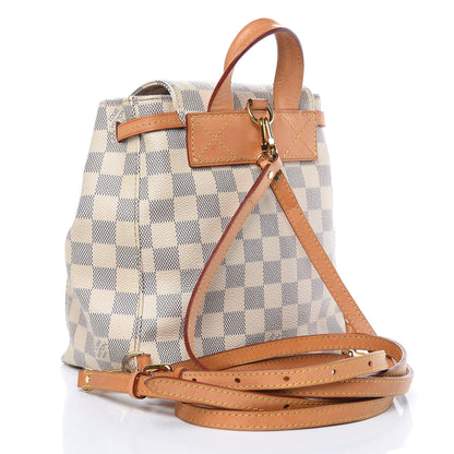 Louis Vuitton Damier Azur Sperone BB Backpack 3 of 16