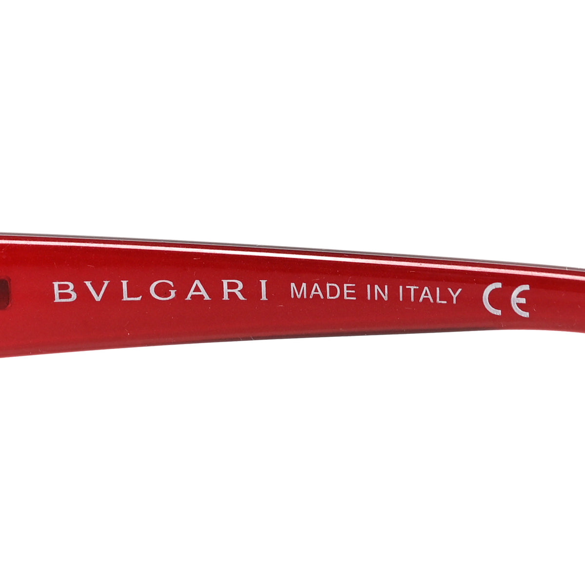 Bulgari Acetate Crystal Sunglasses 6003-B Red 5 of 7