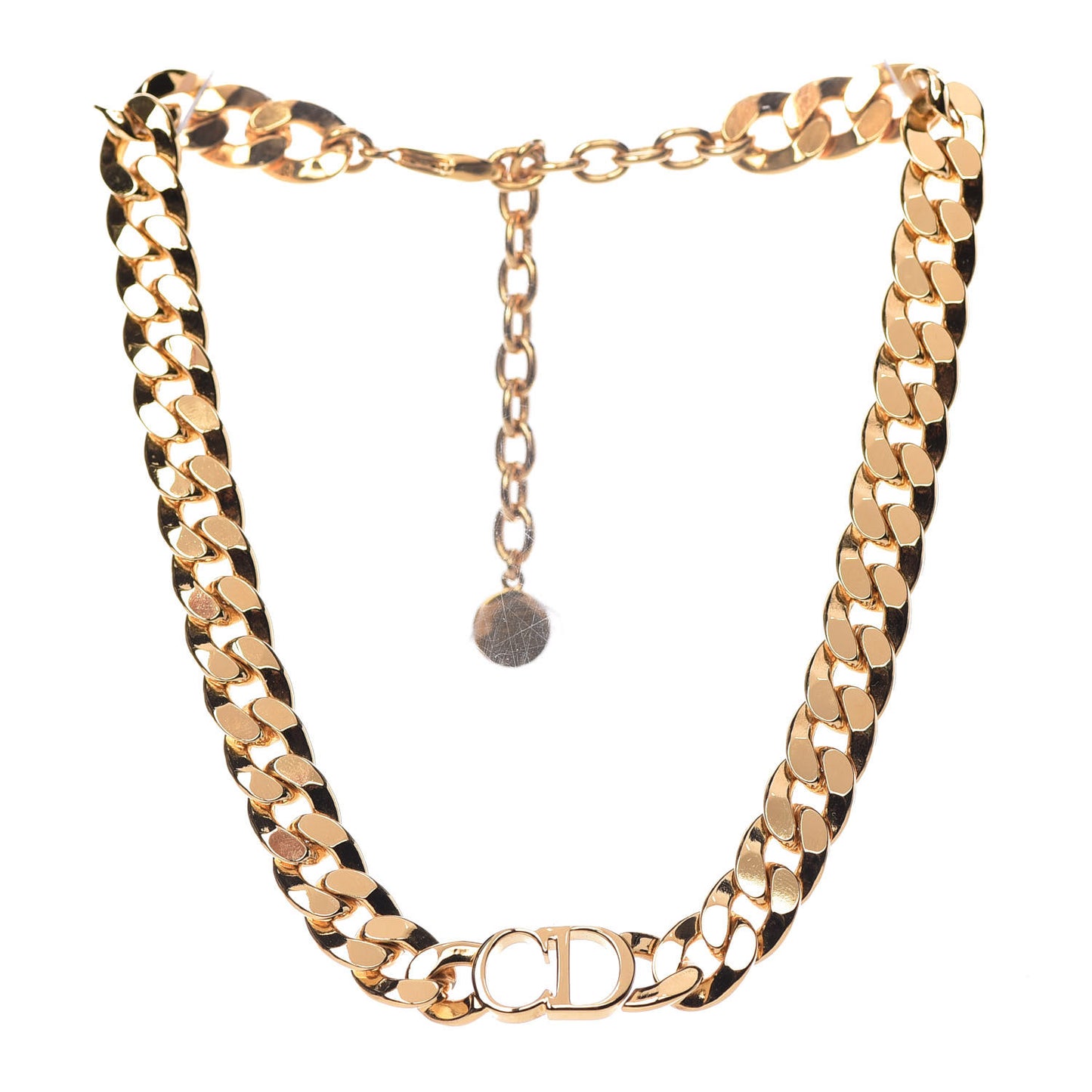 Metal Danseuse Etoile Chain Choker Necklace Gold