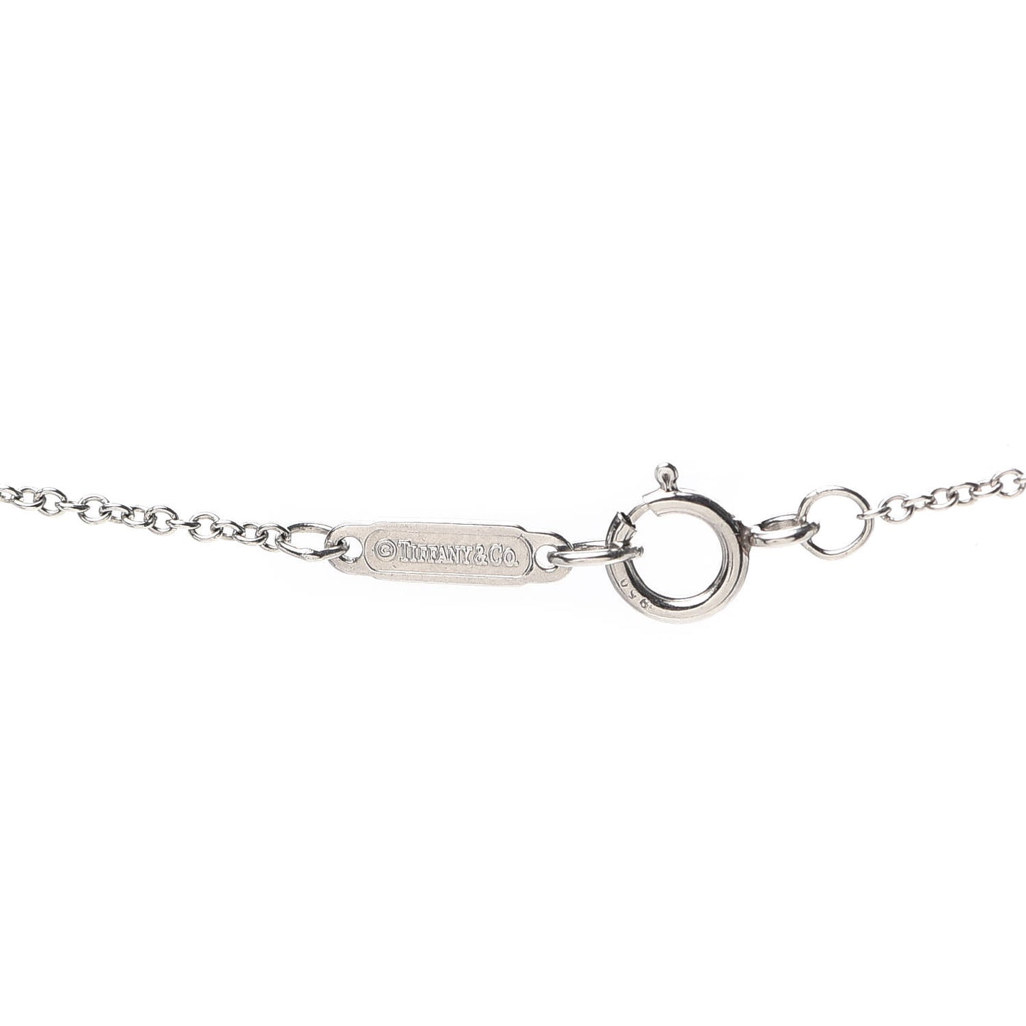 Platinum Diamond Small Jazz Cross Pendant Necklace