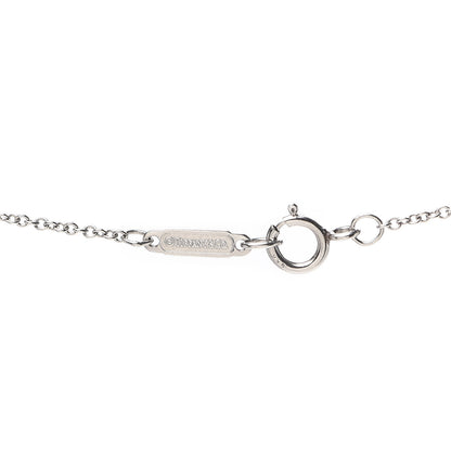 Tiffany Platinum Diamond Small Jazz Cross Pendant Necklace 6 of 7