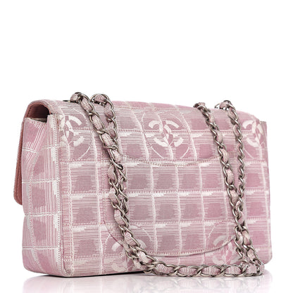 Chanel Nylon Medium Travel Flap Pink 4 of 25