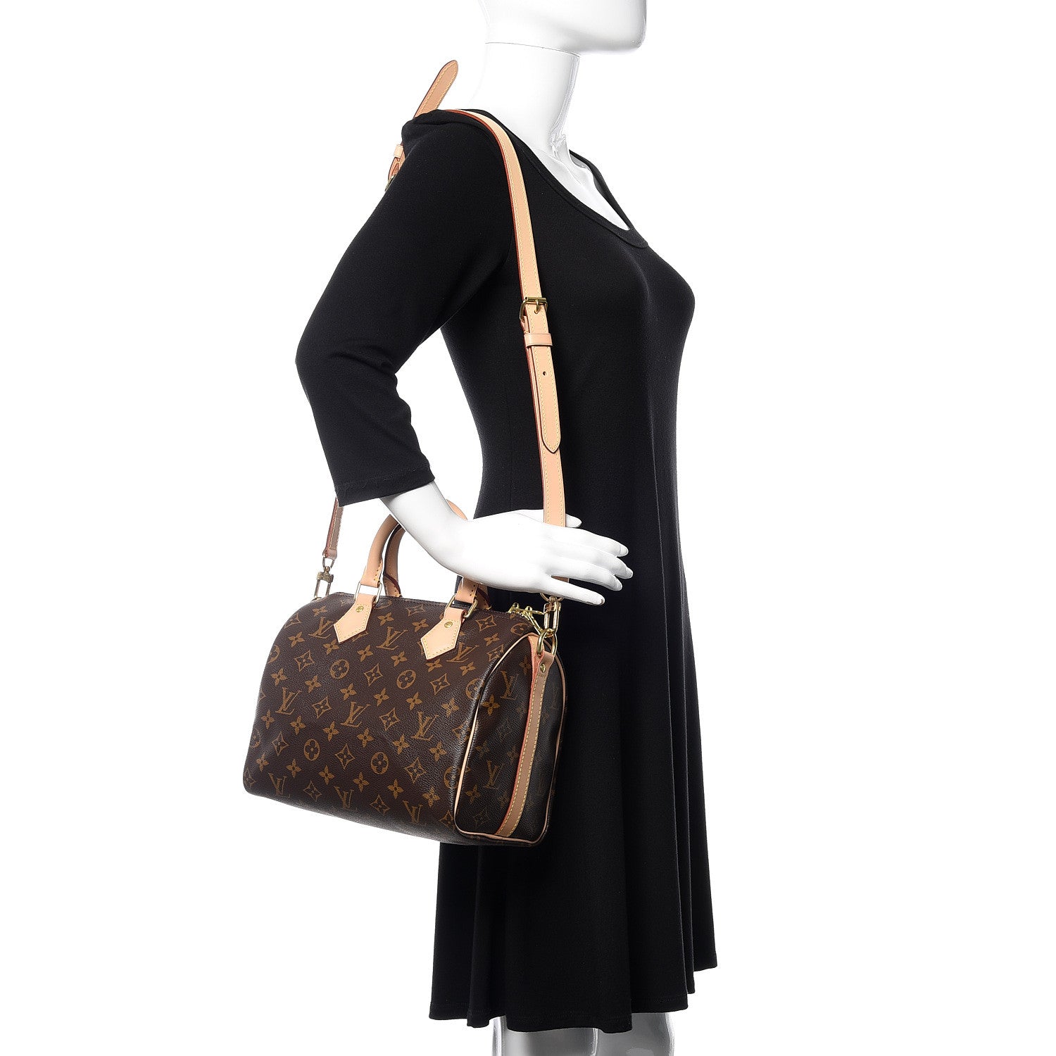 Louis Vuitton Monogram Speedy Bandouliere 25 2 of 10