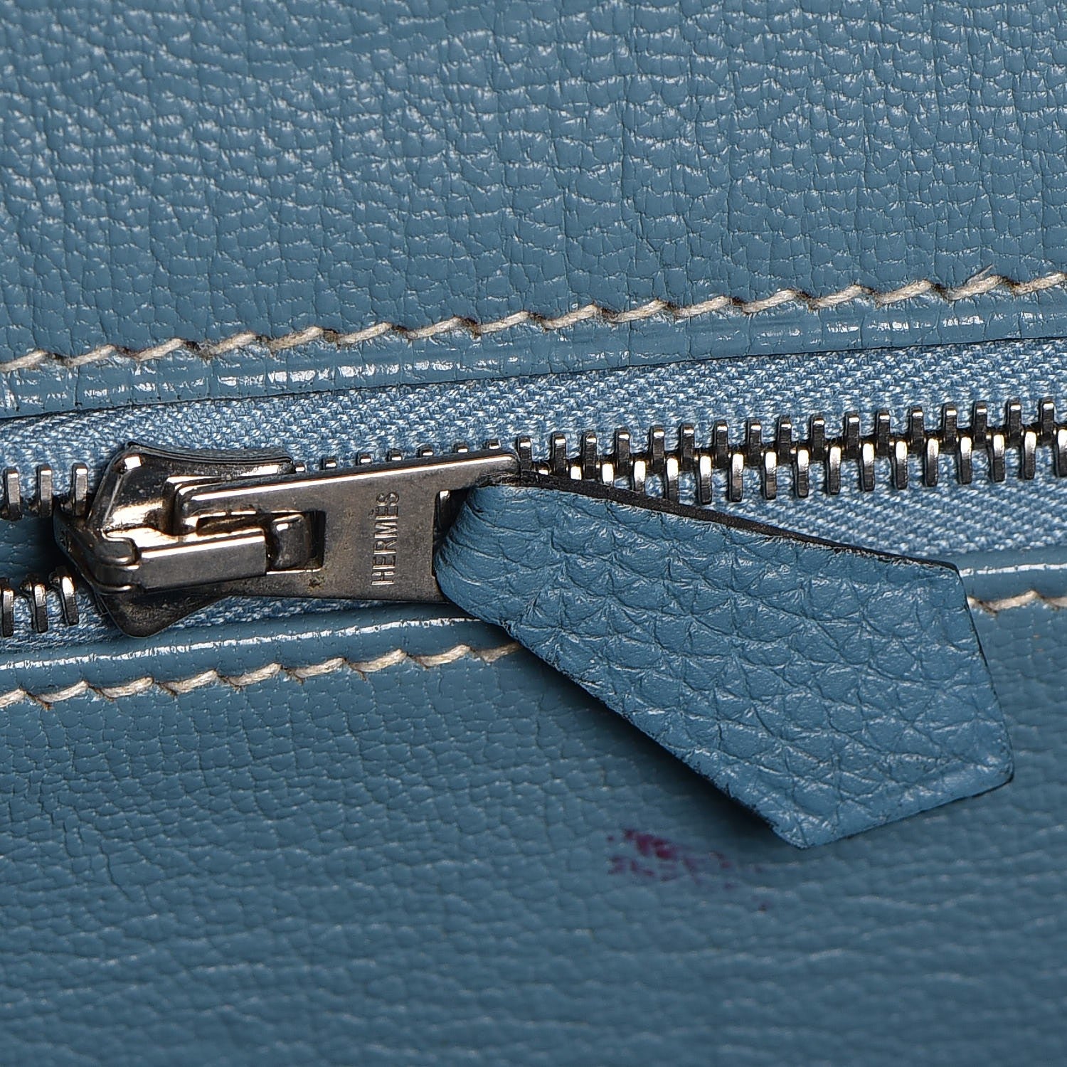 Hermes Togo Birkin 30 Blue Jean 15 of 35