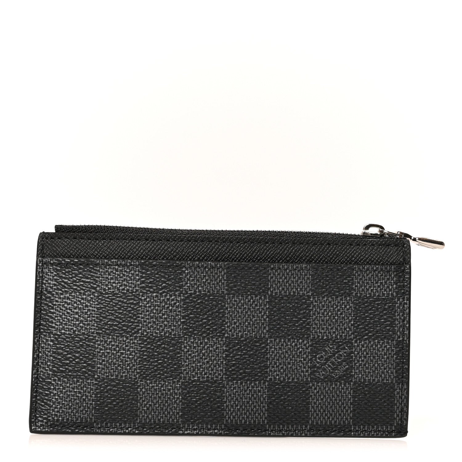 Louis Vuitton Damier Graphite Taiga Coin Card Holder 1 of 7
