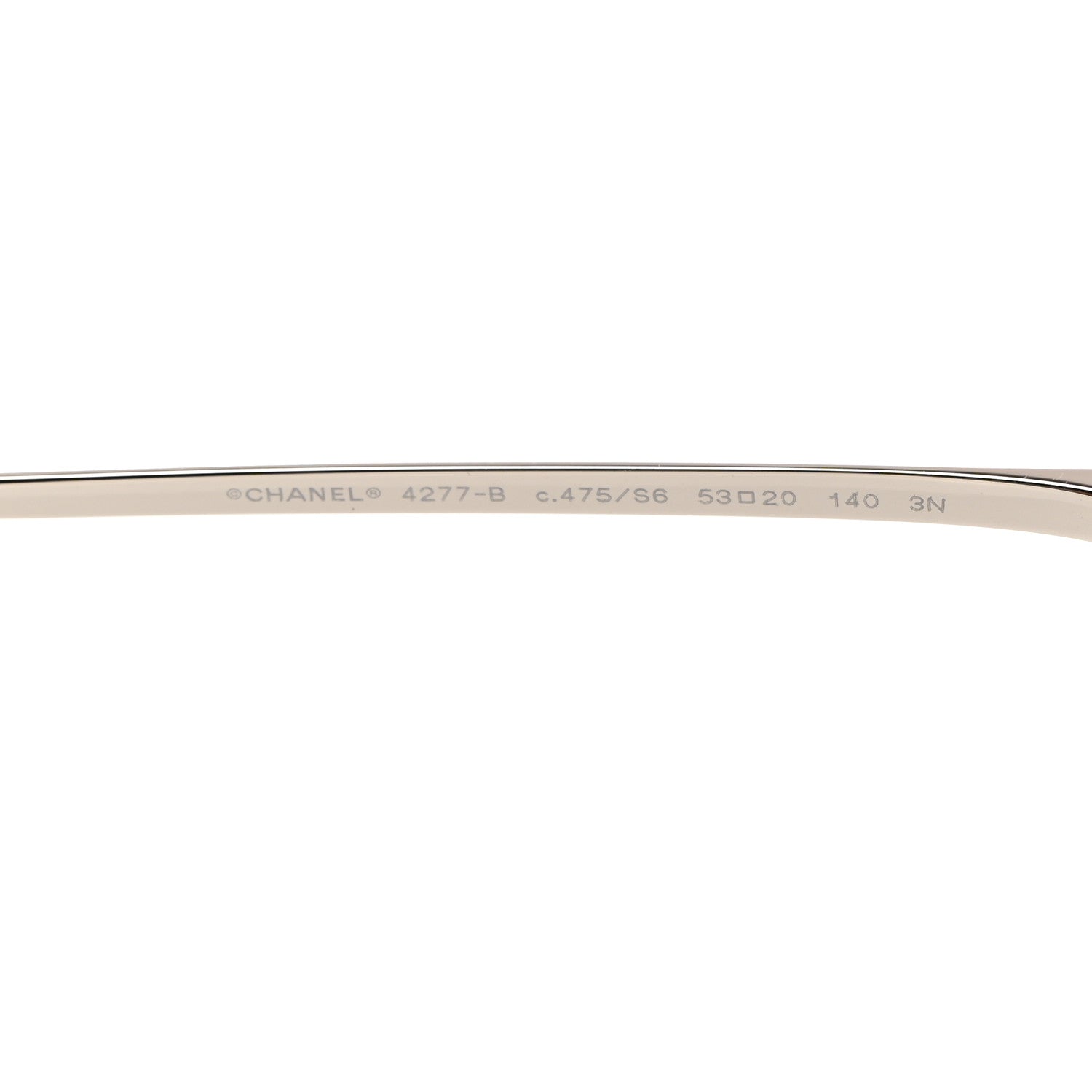 Chanel Square Frame Sequin Sunglasses 4277-B Gold Brown 5 of 8