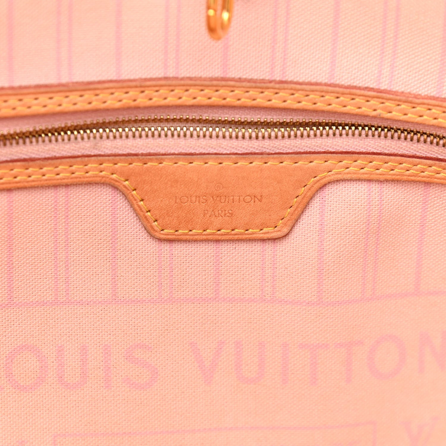 Louis Vuitton Damier Azur Neo Neverfull MM Rose Ballerine 7 of 15